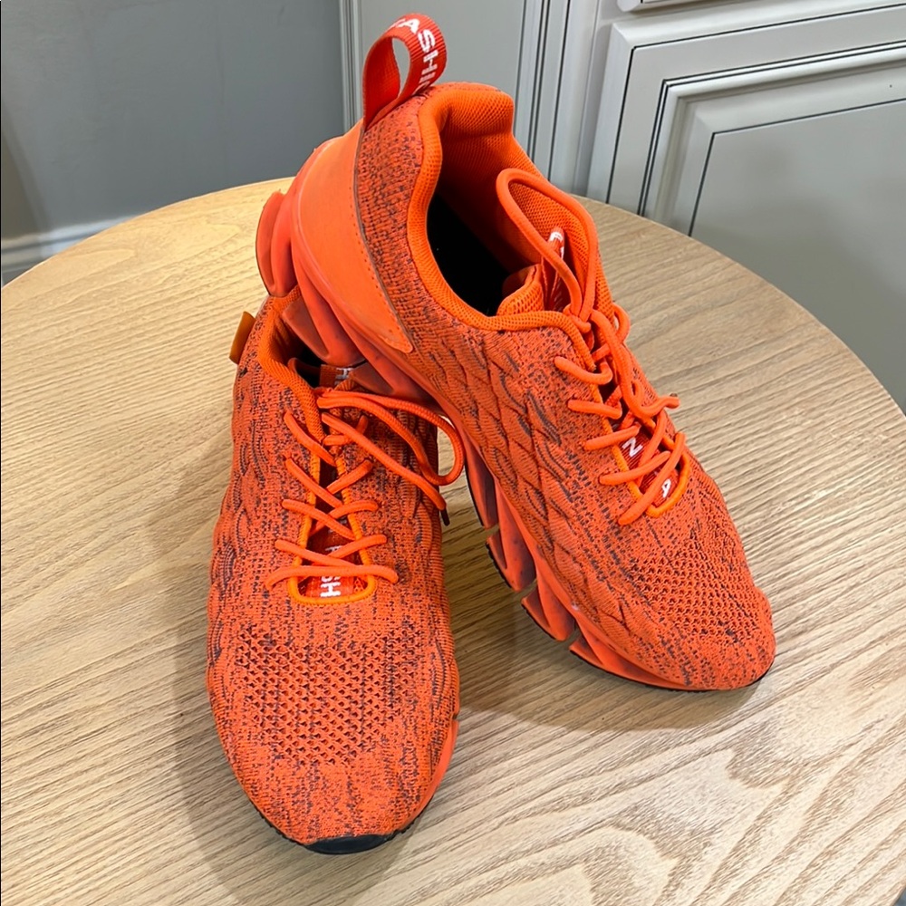 Orange Athletic Sneakers